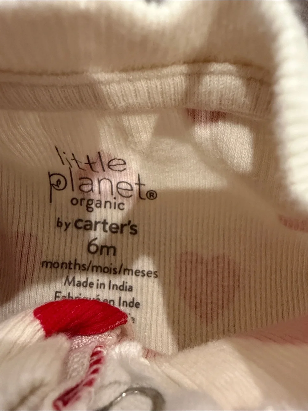 Little Planet Organic by Carter’s 6 Month Heart Zipper Onesie - C39-143